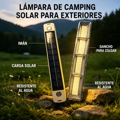 LÁMPARA SOLAR IP66 : La Solución Definitiva para Camping, Trabajo y Emergencias