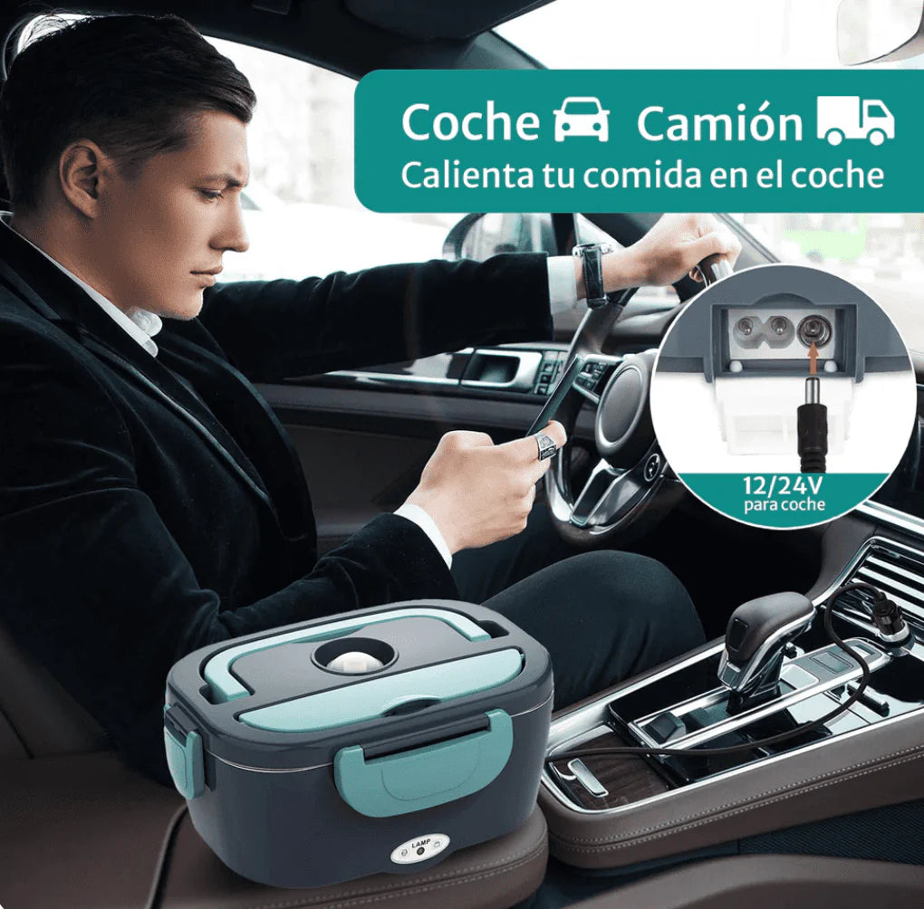 CALENTAFOOD™ – Fiambrera y Calentador de comida Casa, trabajo y coche, comidas siempre calientes, ¡estés donde estés!