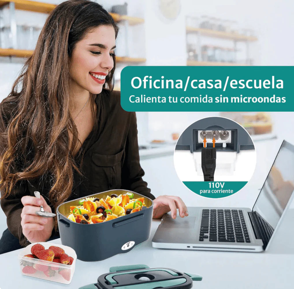 CALENTAFOOD™ – Fiambrera y Calentador de comida Casa, trabajo y coche, comidas siempre calientes, ¡estés donde estés!