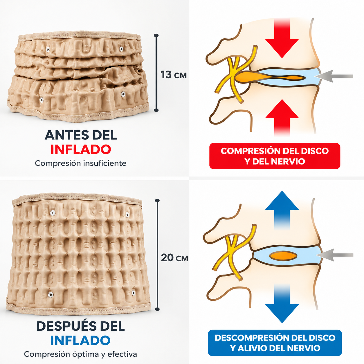 → SoulageDos™ - Alivio instantáneo del dolor de espalda - Dolor lumbar / Ciática