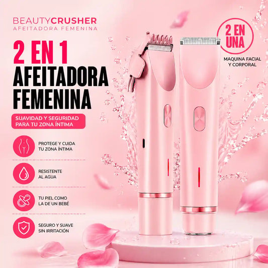 Afeitadora femenina 2 en 1