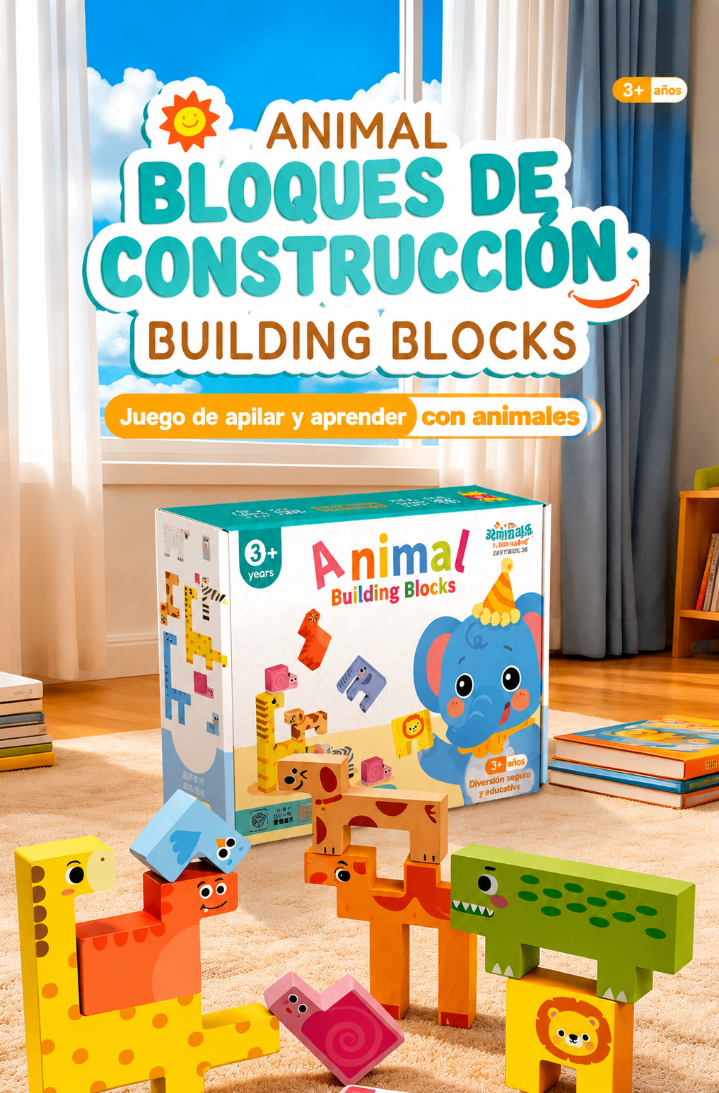 Bloques de Construcción de Animales