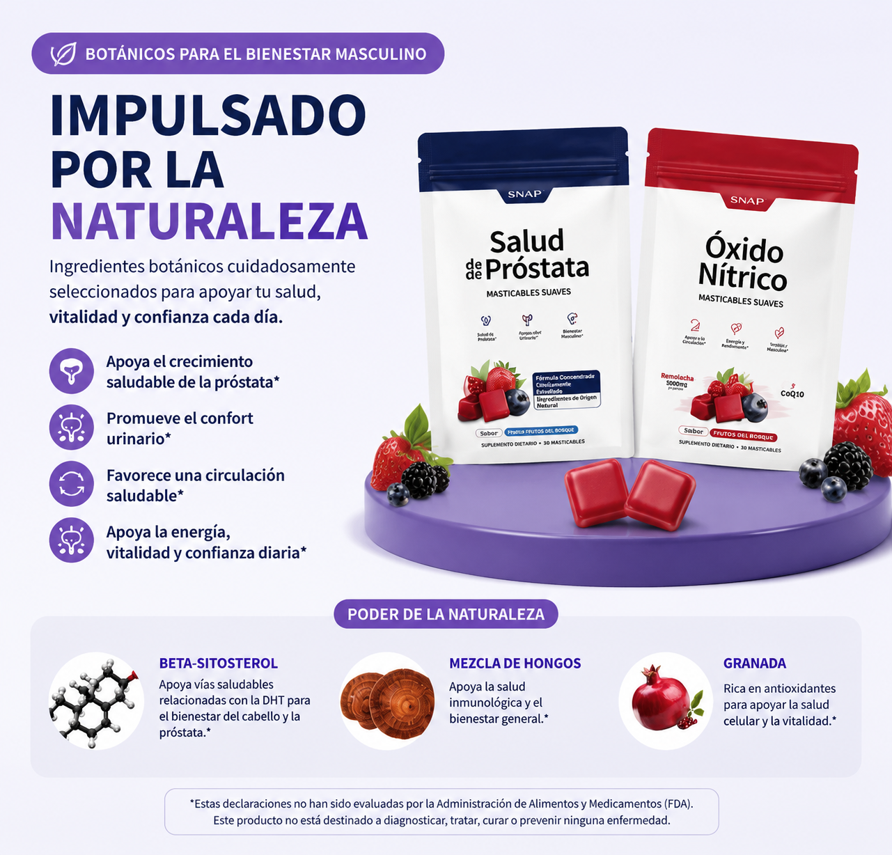 Suplemento Wellness para Hombres