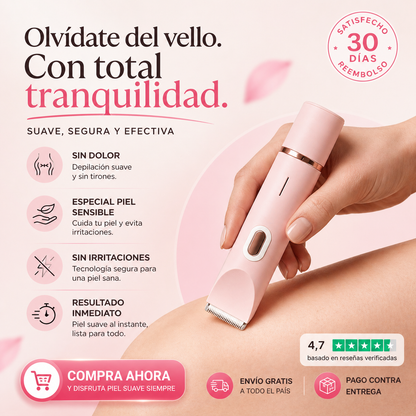 Afeitadora femenina 2 en 1