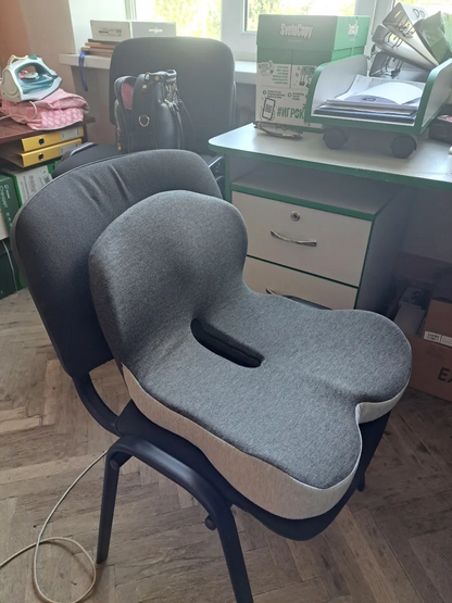Almohadilla Ergonómica 2 en 1 para Asiento y Respaldo – Confort y Soporte Total